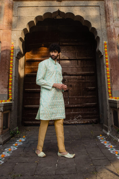 Threadwork Kurta pajama set