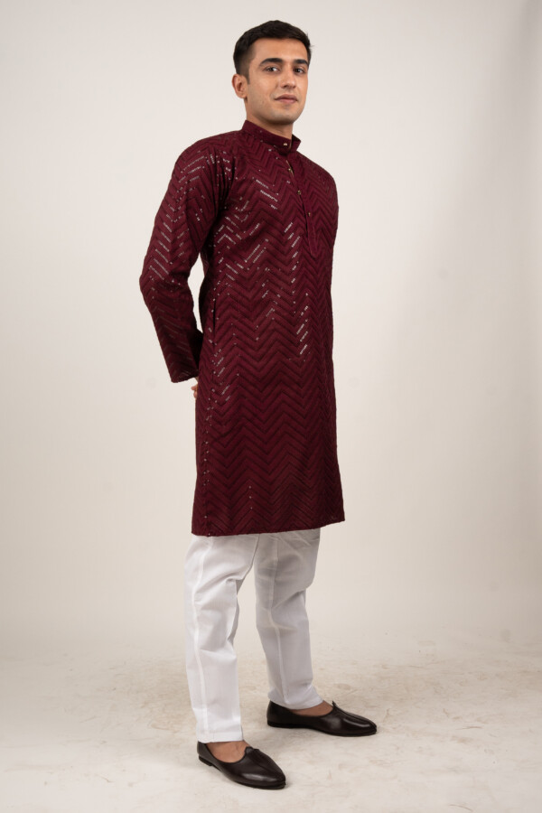 Starlit Glimmer Kurta Pajama set - Image 3